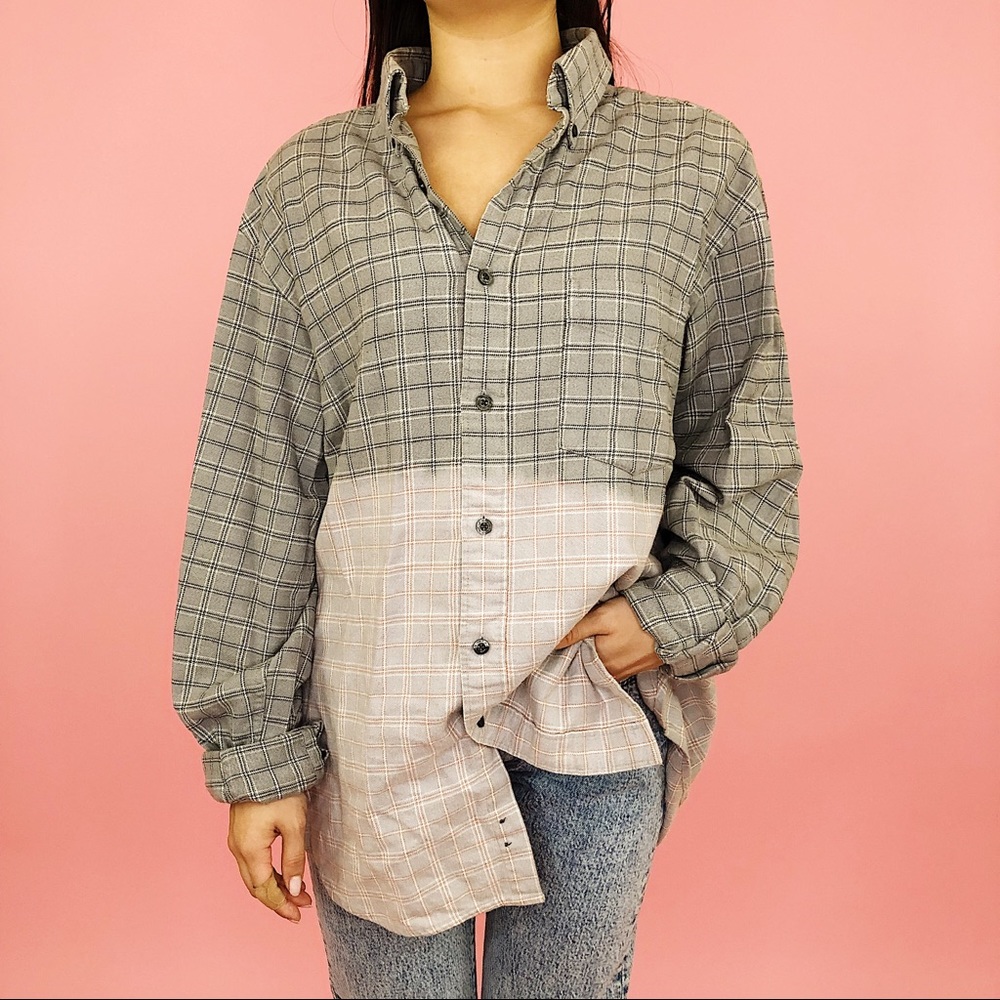 Urban Outfitters Dip-Dyed Flannel